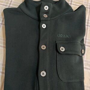 Oraki Women's Green Button Down Shirt